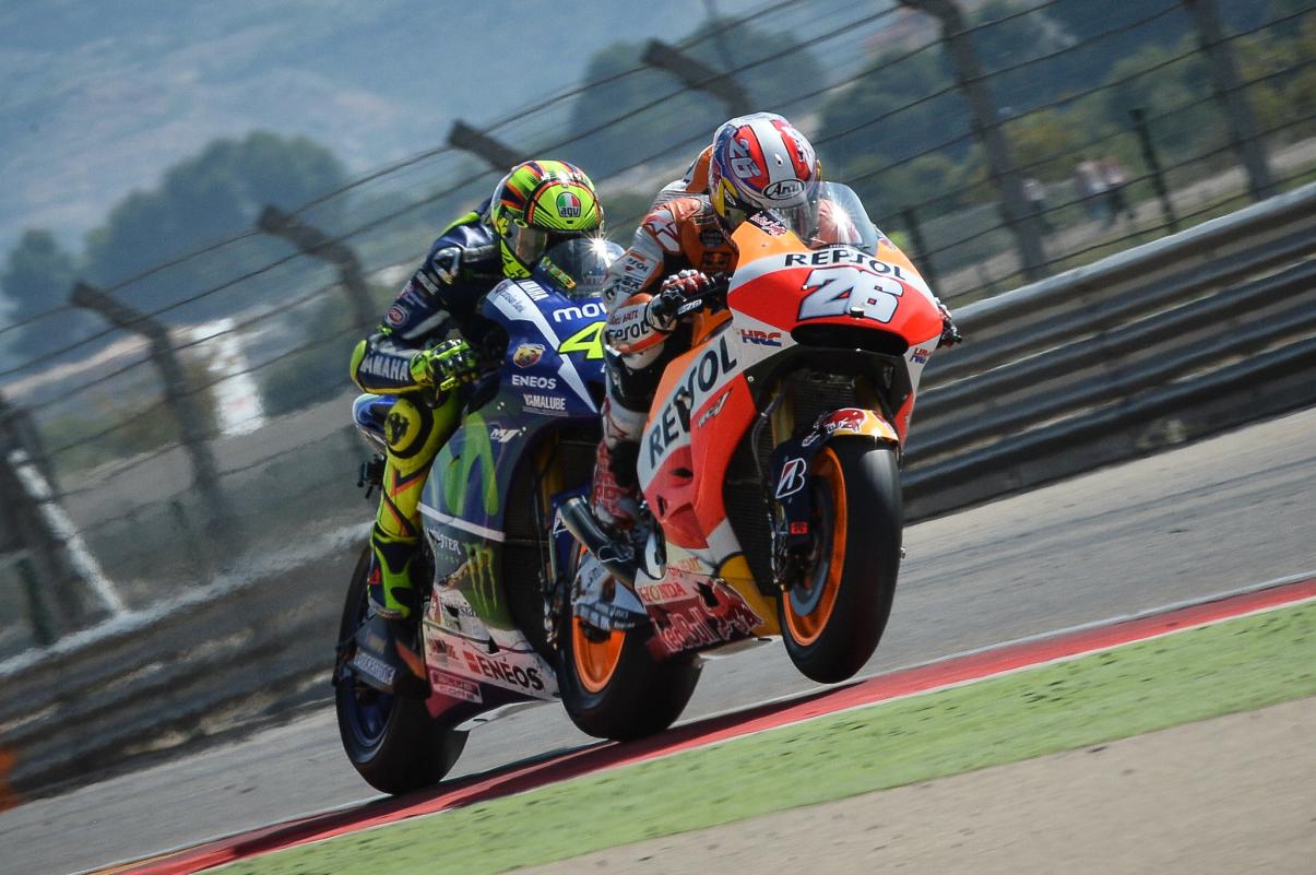 Dani Pedrosa Semringah Bisa Tikung Valentino Rossi