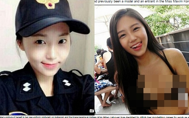 Heboh Polwan Cantik Mantan Model Majalah Dewasa di Korea