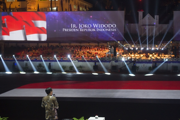Jokowi Resmi Buka Pesparawi di Maluku