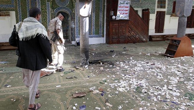 7 Orang Tewas dalam Ledakan Bom di Masjid Yaman