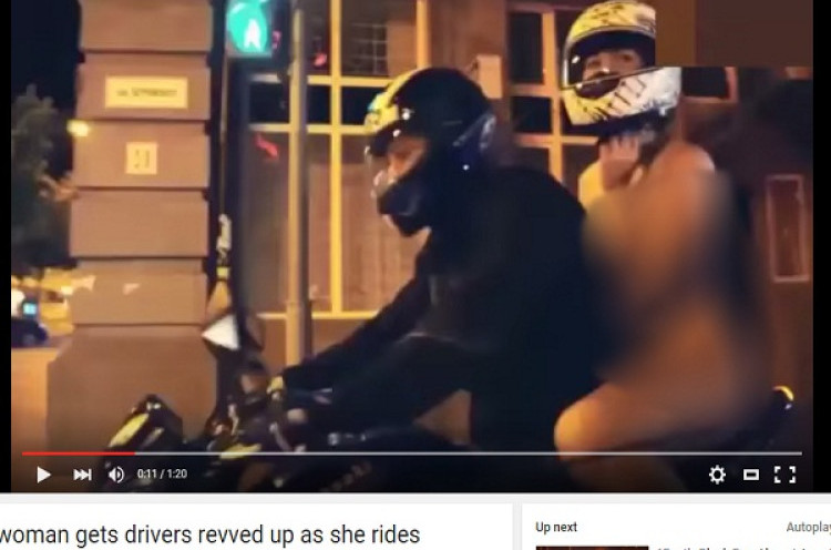 Video Wanita Telanjang Dibonceng Motor Beredar Di Internet