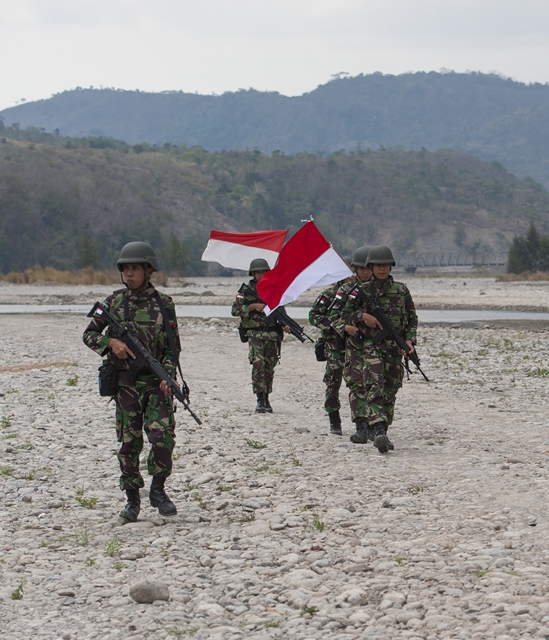 Patroli Perbatasan Indonesia-Timor Leste