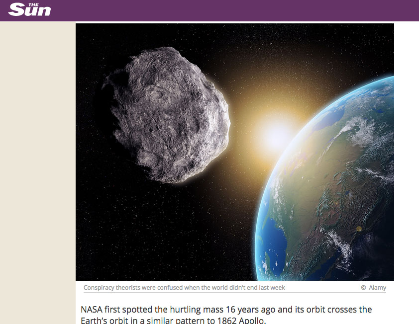 Besok, Meteor Raksasa Mendekati Bumi