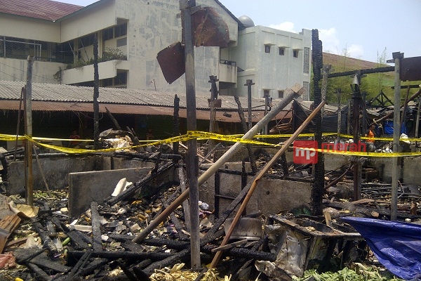 Kebakaran Pasar Inpres Sabeni Hanguskan 136 Kios