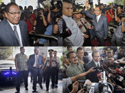 Suasana Lapor Kekayaan Rizal Ramli di KPK