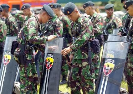 Kodam Jaya Terjunkan Pasukan Huru-hara di Final Piala Presiden