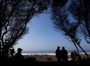 Goa Cemara, Pantai Unik dengan Keindahan Pohon Cemara