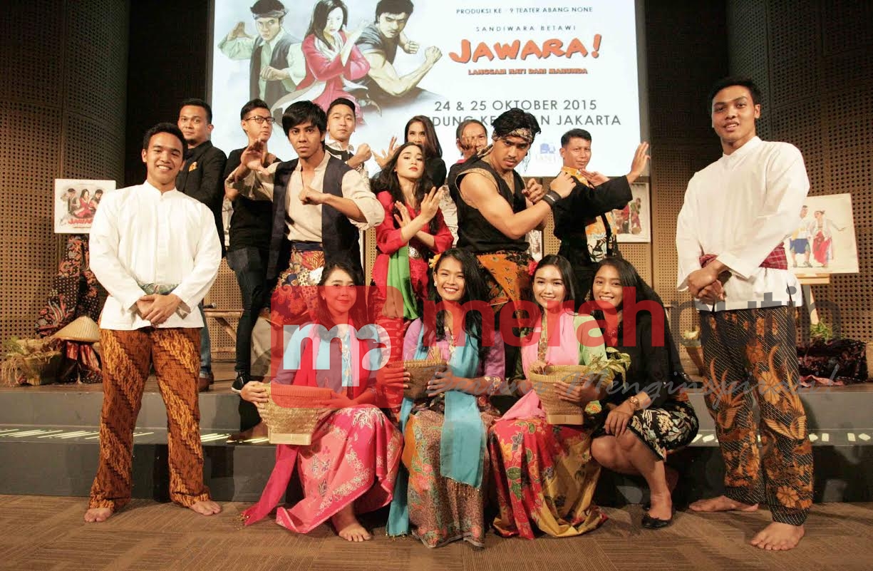 Konferensi Pers Teater Abnon Pentaskan 'Jawara - Langgam Hati Dari Marunda'