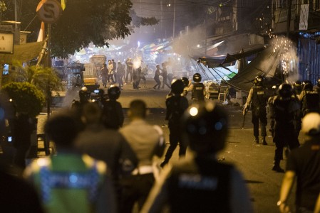 Malam Final Piala Presiden, Palmerah Ricuh