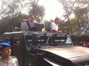 Ahok ke GBK Kenakan Ranpur Komodo TNI