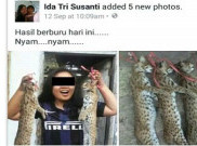 Pamer Hasil Buruan Kucing Hutan, Mahasiswi Diciduk Polisi