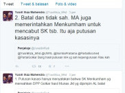 Yusril: Keputusan MA Batalkan Munas Golkar Kubu Agung Laksono 