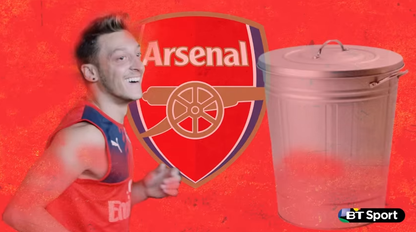 Video Trio Arsenal Menaklukan Tong Sampah