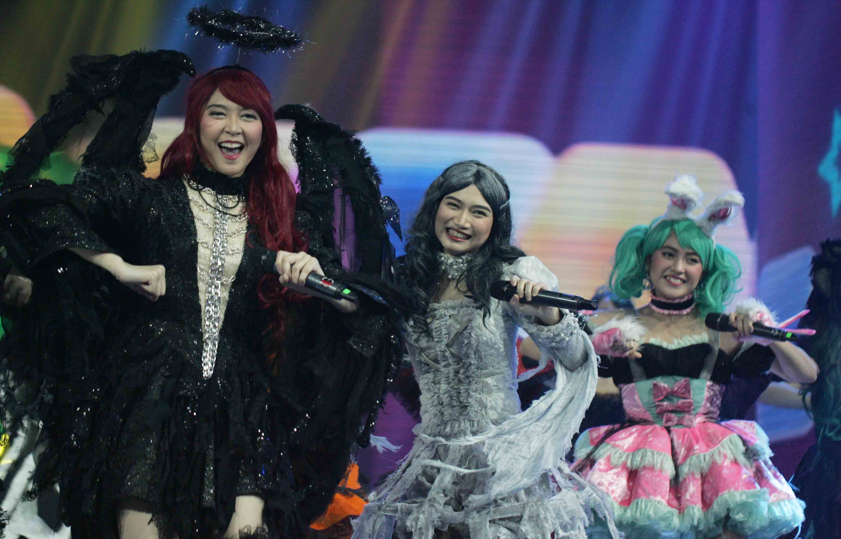 Penampilan Kostum Halloween Night JKT48 di HUT MNCTV