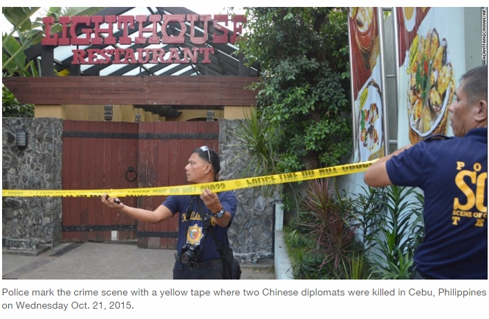 2 Diplomat Tiongkok Terbunuh di Filipina