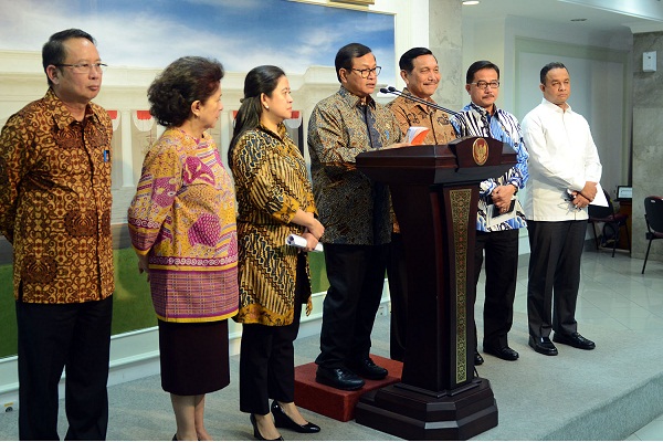 Luhut Binsar Panjaitan Koordinasikan 21 Jajaran