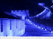 Dunia Rayakan Ulang Tahun PBB dengan Nuansa Biru