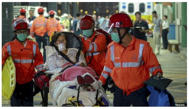 Kecelakaan Kapal Feri di Hong Kong, 5 Orang Kritis
