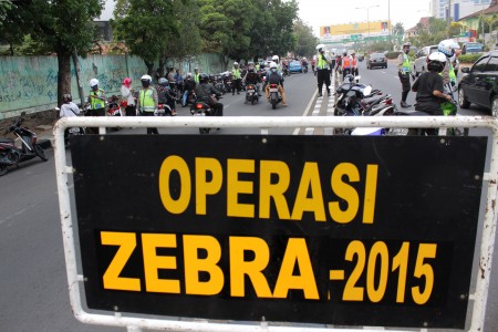 100 Ribu Pelanggaran Lalu Lintas dalam Operasi Zebra 2015