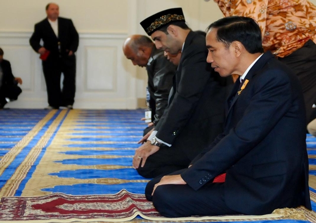 Jokowi Kunjungi Masjid Milik Muslim Indonesia di Washington DC