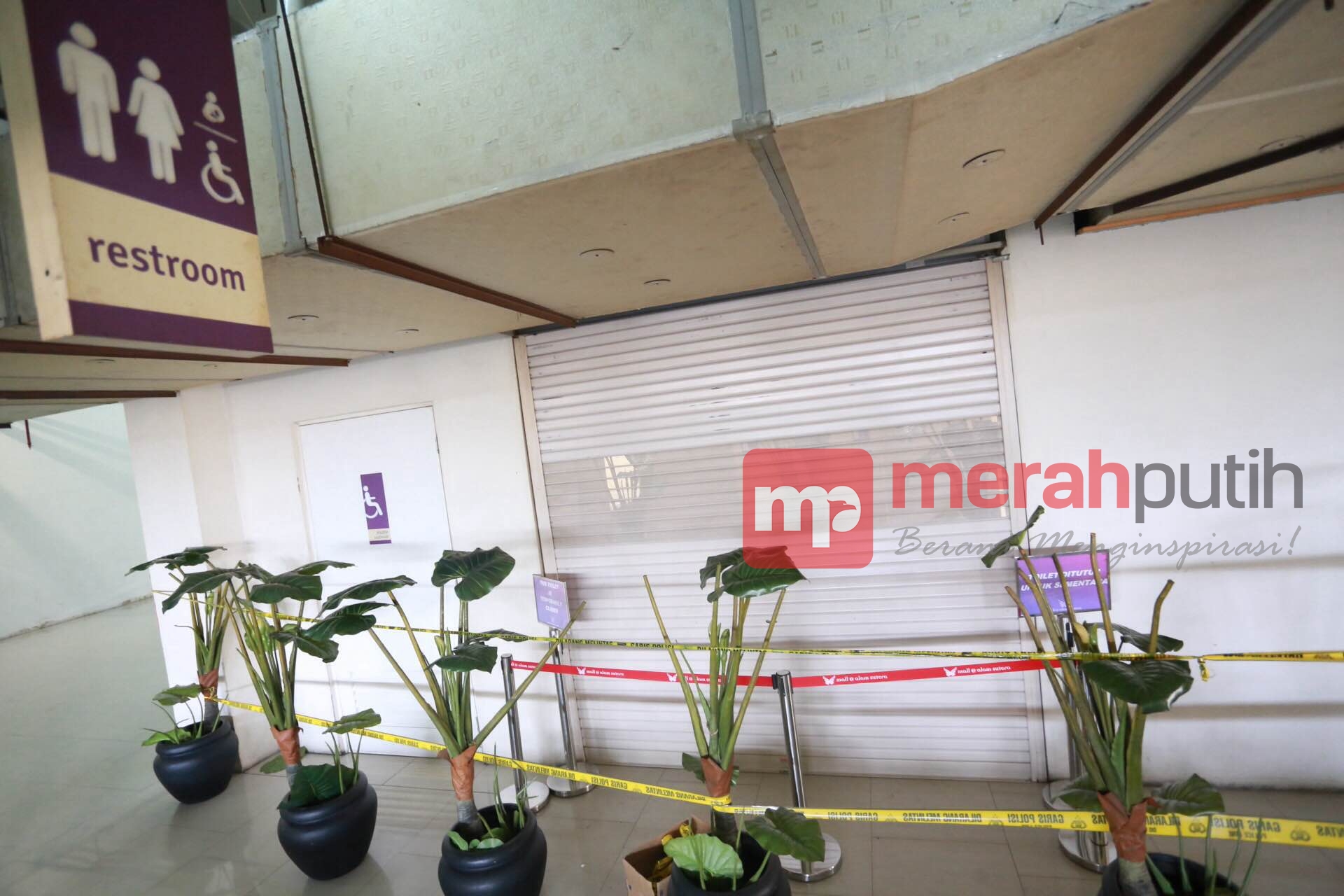 Sebelum Ledakan Bom, Kantin Mal Alam Sutera Tanpa Penjagaan
