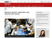 Caleg Oposisi Myanmar Diserang dengan Pedang