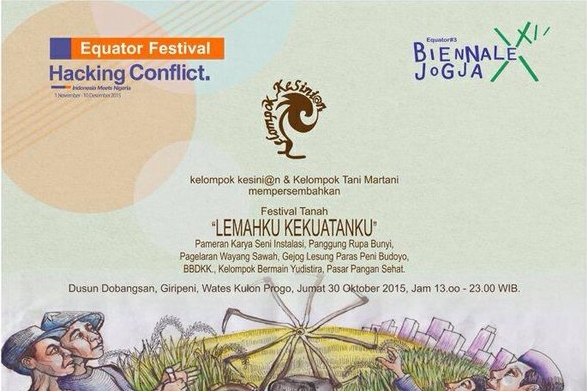 Tembang Dolanan Anak Meriahkan Festival Tanah Biennale Jogja