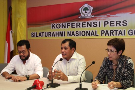 Potret Keakraban Dua Kubu Partai Golkar