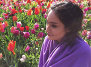 Tatjana Saphira Kagum dengan Taman Bunga di Belanda
