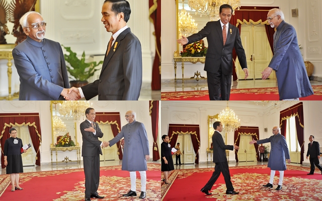 Jokowi Terima Kunjungan Wapres India