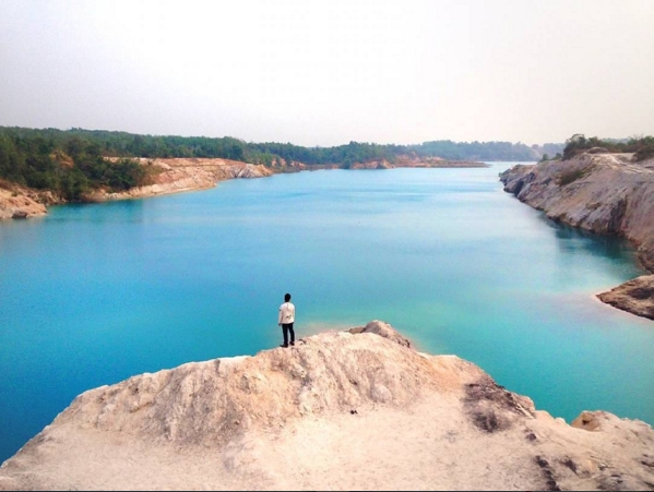 Pesona Danau Biru Kalimantan Selatan Jadi Buruan Wisatawan