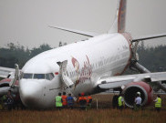 Batik Air Tergelincir di Bandara Adisucipto