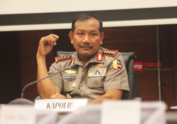Kapolri Jenderal Badrodin Haiti Akui Sulit Deteksi Aksi Teror Bom Bunuh Diri