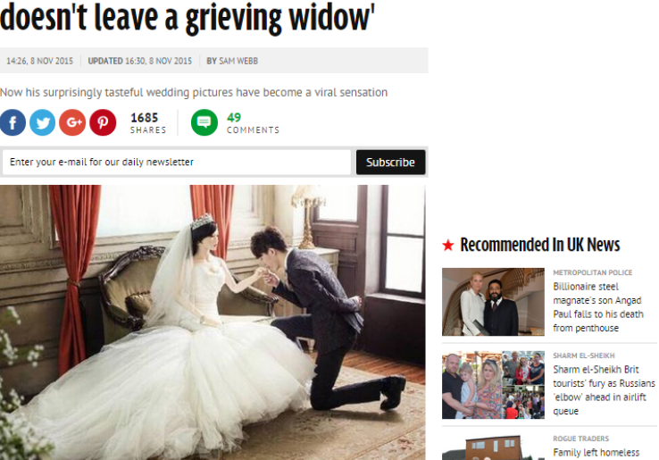 Depresi, Pria Penderita Kanker Nikahi Boneka Seks