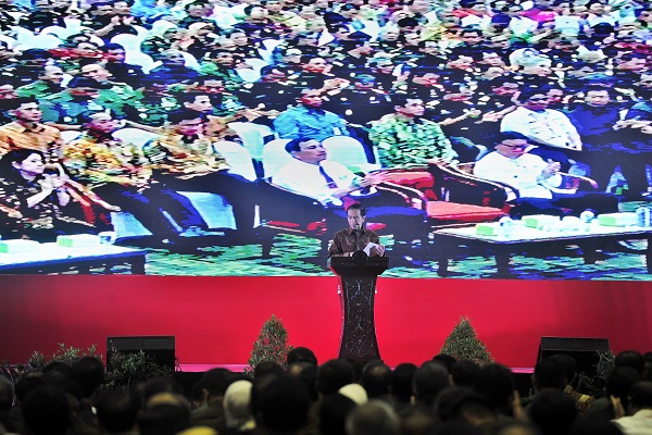 Jokowi Hadiri Rakornas Pemantapan Pilkada Serentak 2015