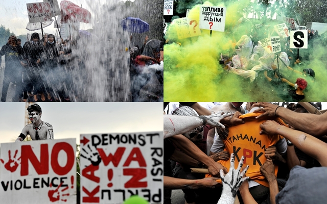 Aksi Teatrikal Indonesia Damai