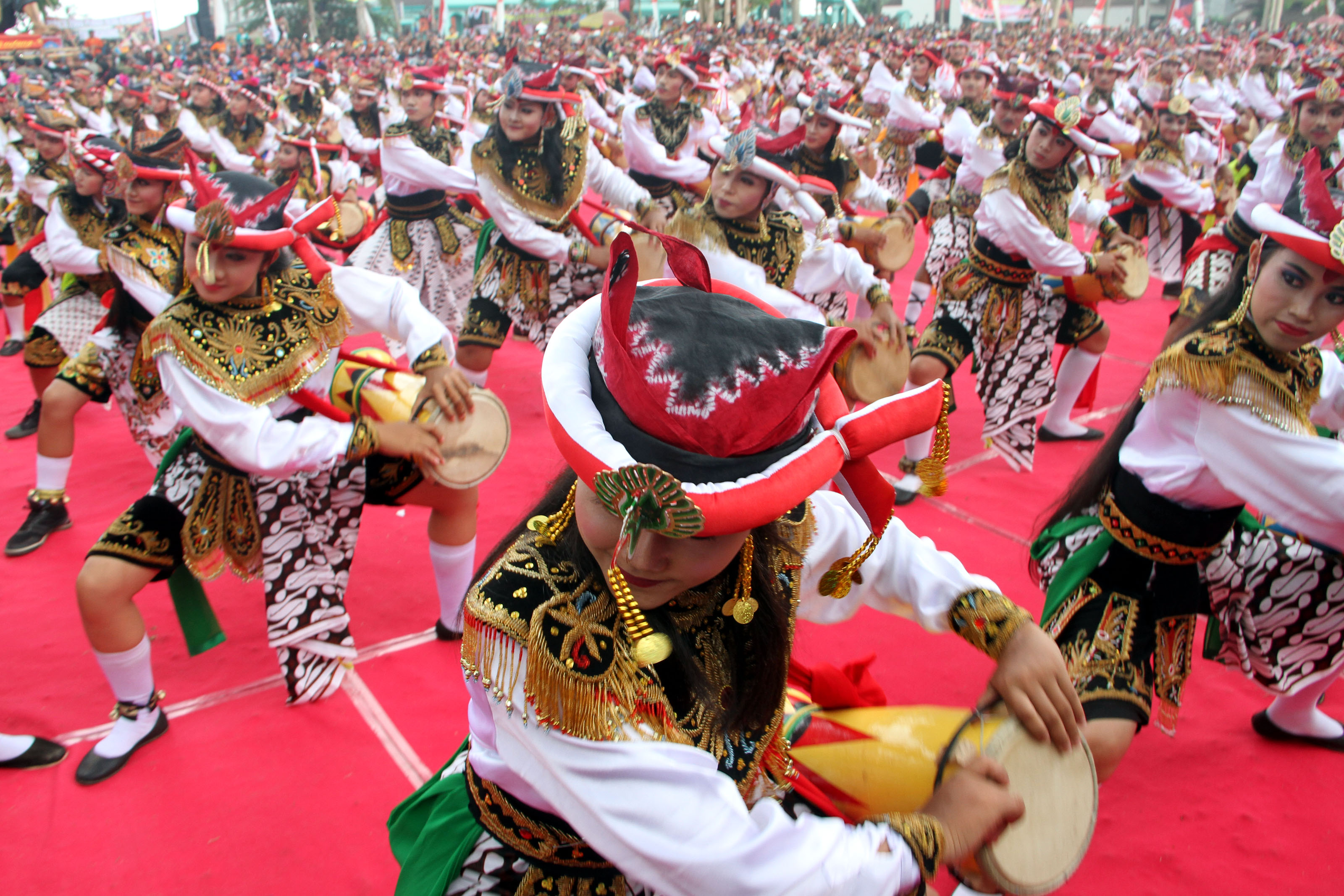Tarian Reog Kendang Massal Pecahkan Rekor Dunia