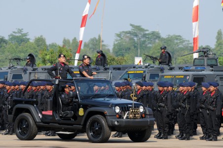 HUT Brimob ke-70: Brimob Siap Amankan Pilkada Serentak 2015