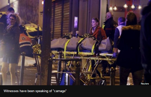 Serangan Bom di Paris, Korban Tewas Terus Bertambah