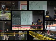 Olah TKP Ledakan di Area Perkantoran Duren Sawit