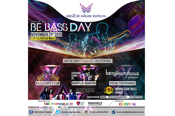 Mall Alam Sutera Gelar Kompetisi Bass 
