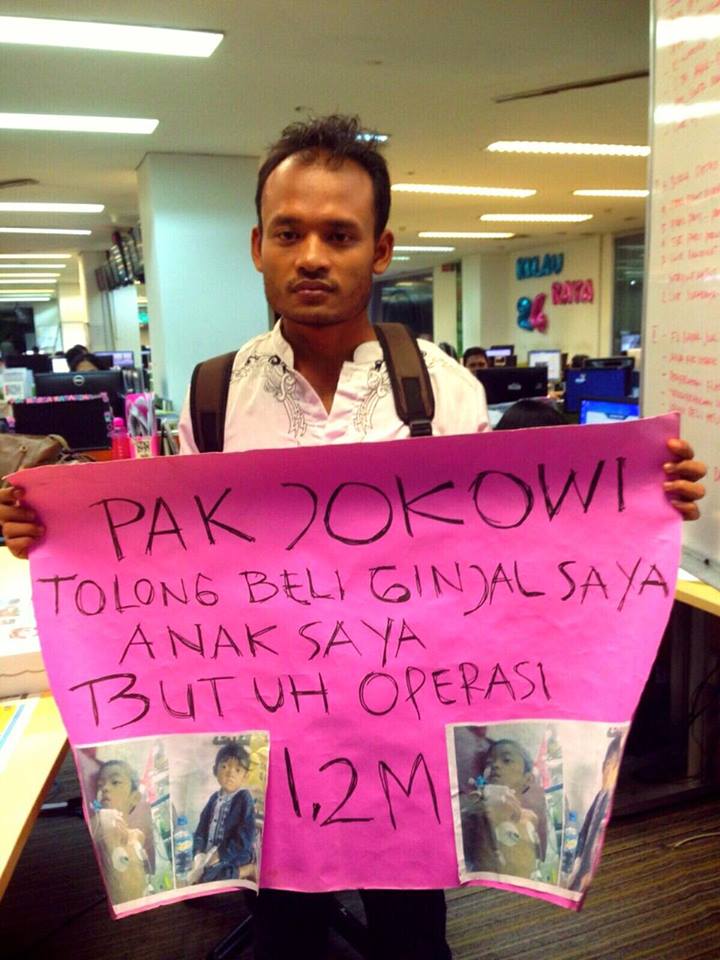 Ayah dari Banten Jual Ginjal ke Jokowi untuk Biaya Operasi Anak
