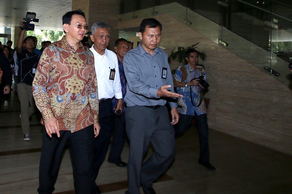 Delapan Jam Digarap BPK, Ahok Ngaku Kenyang 