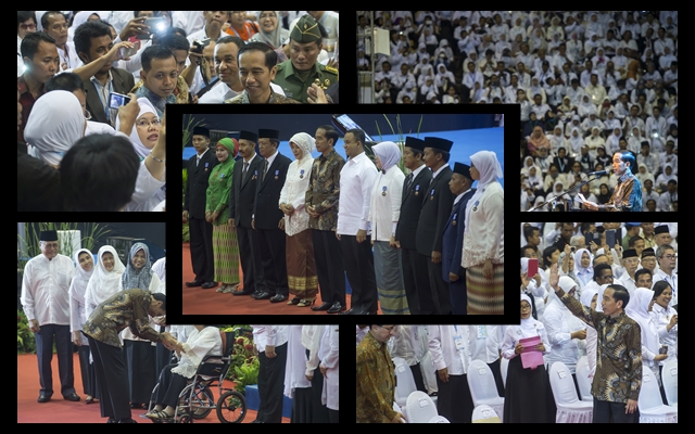 Jokowi Hadiri Peringatan Hari Guru Nasional ke-21