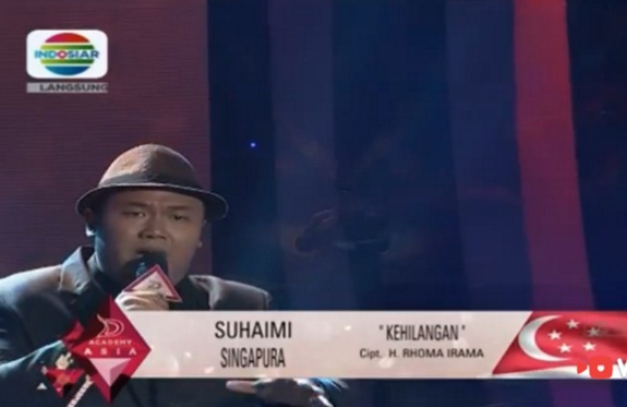 Suhaimi Zaini D’Academy Asia Tampil Penuh Penghayatan