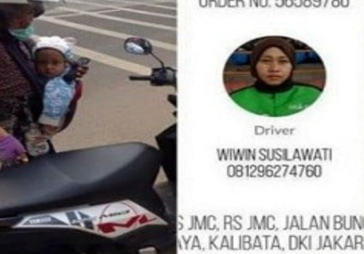 Timbul Gerakan Bantu Wiwin Driver Go-Jek