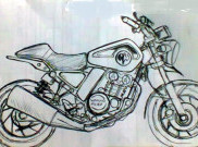 Beredar Bocoran Sketsa Kawasaki Scrambler 150 Cc