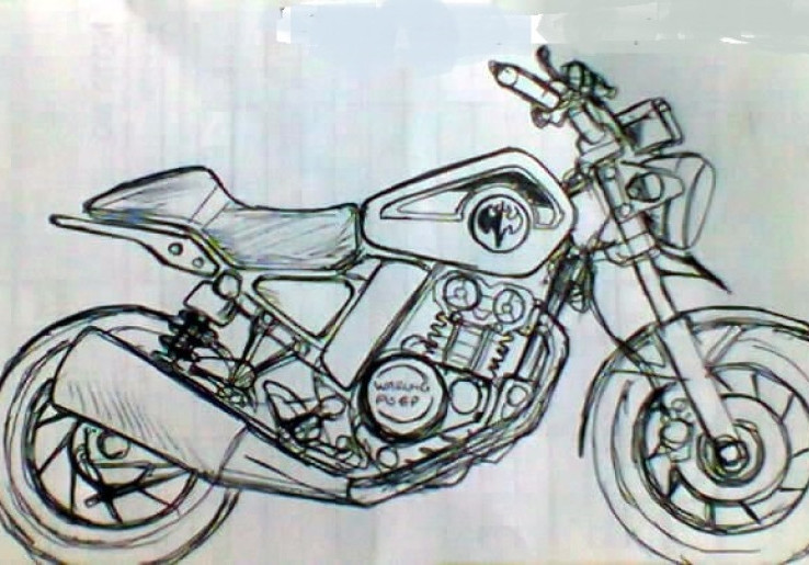 Beredar Bocoran Sketsa Kawasaki Scrambler 150 Cc