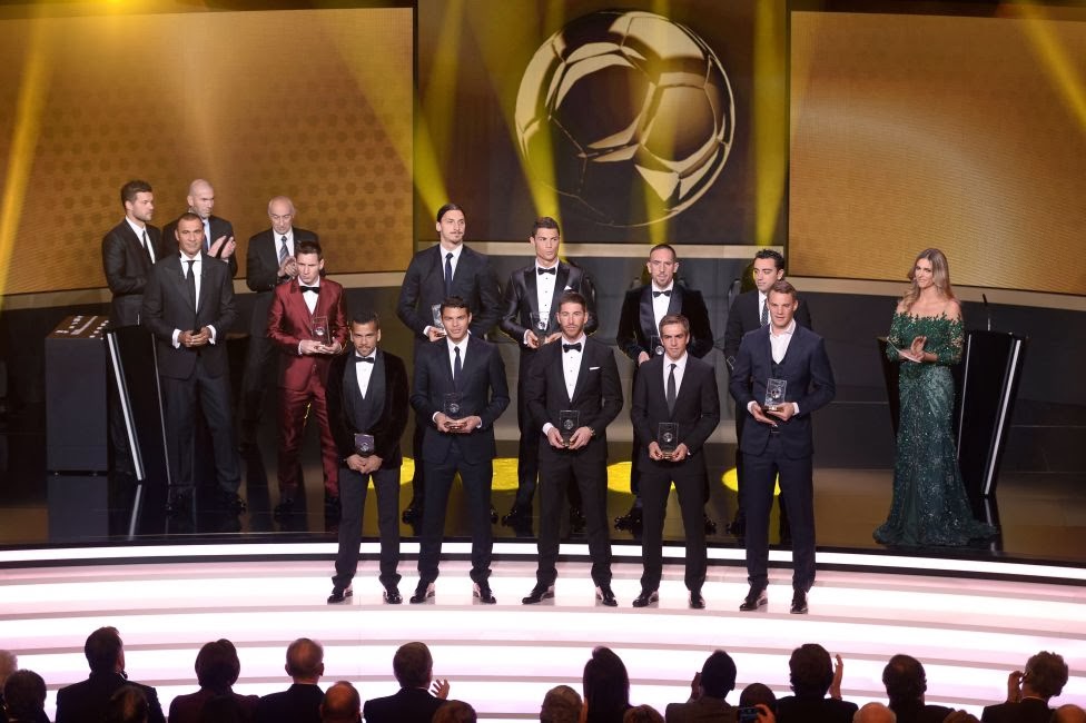 Daftar Nominasi FIFA/FIFPro World XI 2015