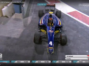 Sean Gelael Tabrak Dinding Pit di GP Yas Marina